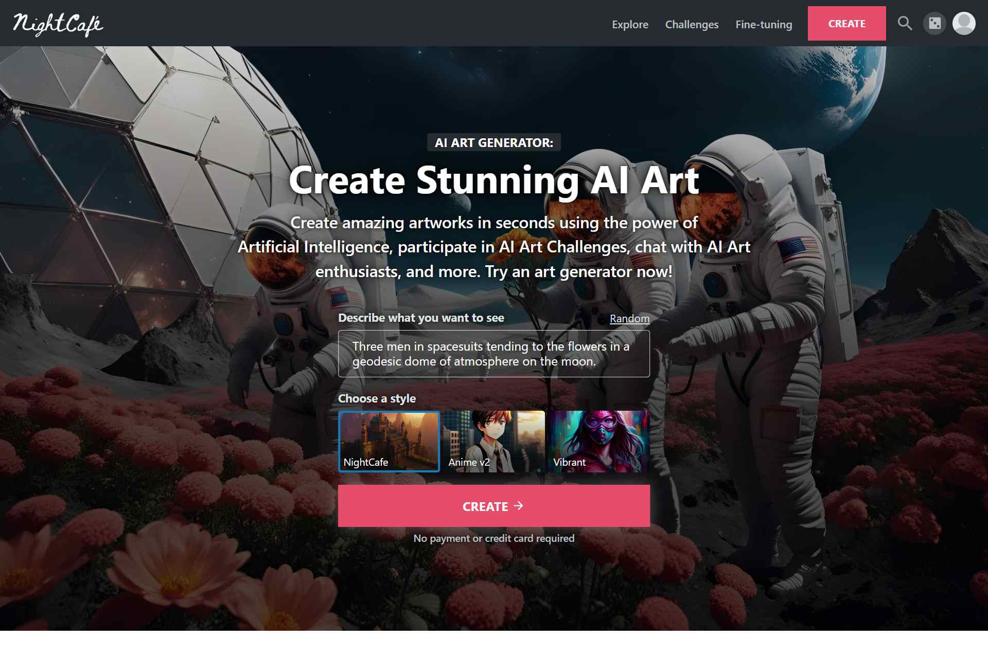 NightCafe - Transform Ideas into Art